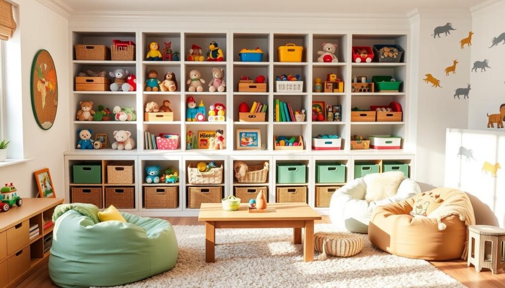 kid-friendly toy storage