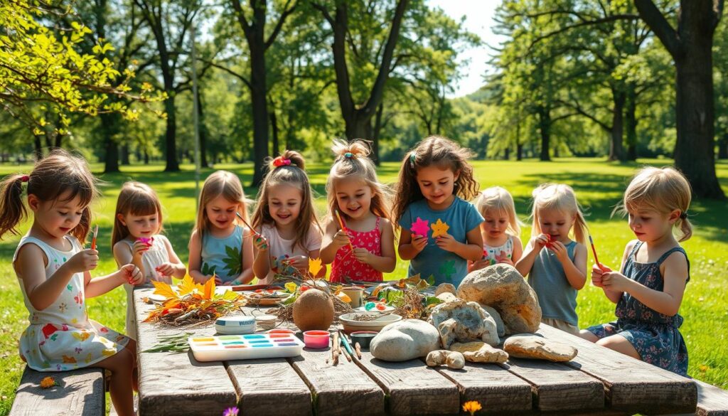 nature-inspired art projects for kids